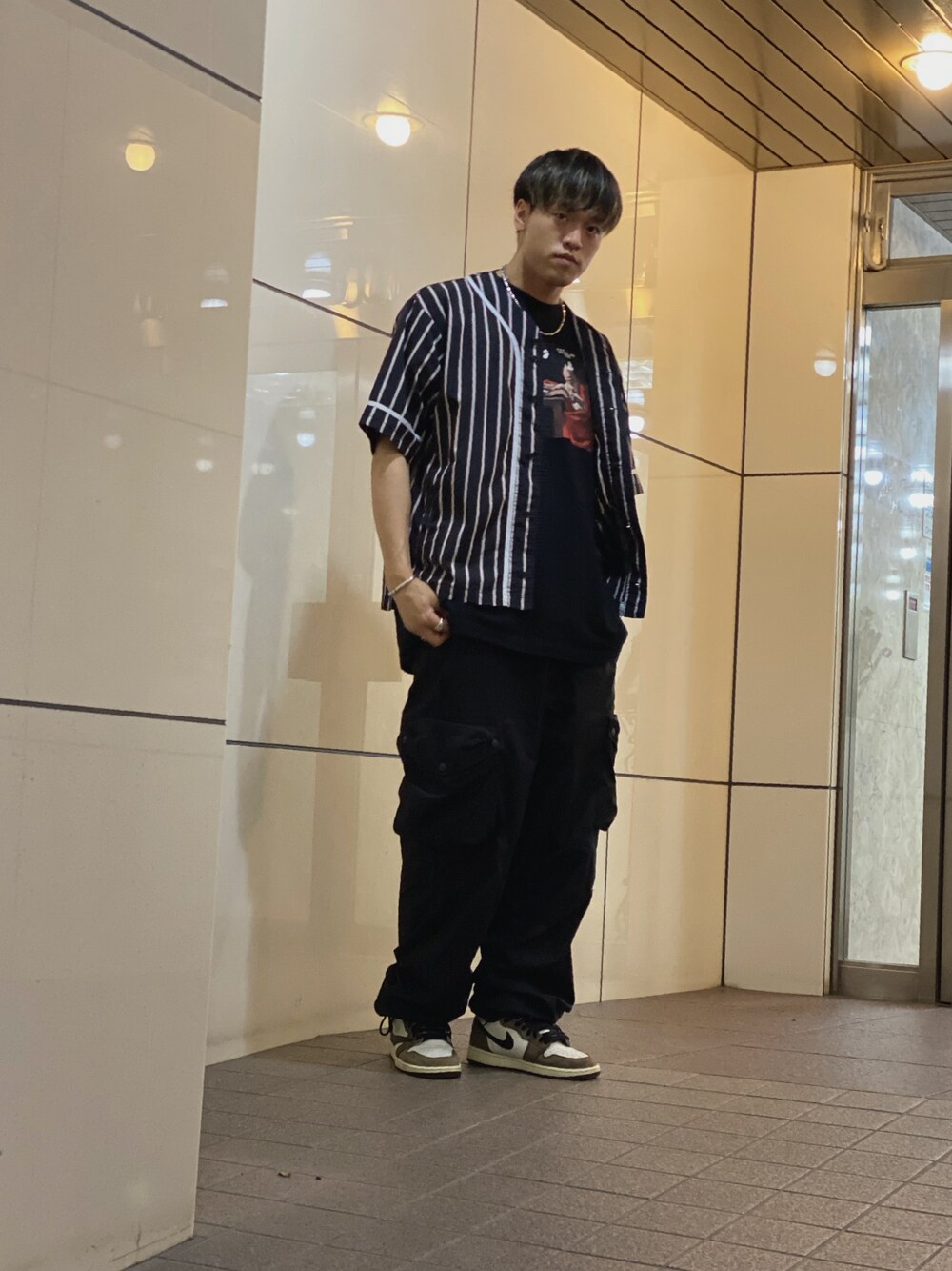 Schott/ショット/STRIPE SS BASEBALL SHIRT/ストライプ ベース