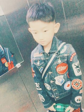 「DSQUARED2（ディースクエアード）のアイテム（ジャケット/アウター）」を使った、baby qianさん（レディース・170cm）の夏コーディネート