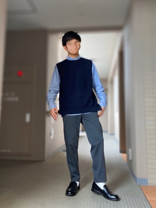 おます 無印良品のシャツ ブラウスを使ったコーディネート Wear おます 無印良品のシャツ ブラウスを使ったコーディネート Wear