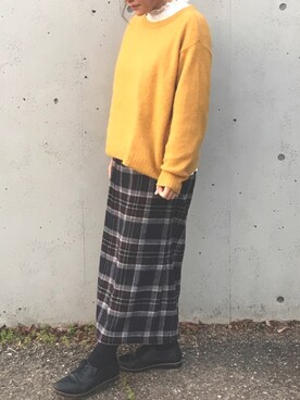 ぴっころさん（レディース・156cm）の冬コーディネート