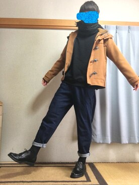 「SOYOUS（ソユーズ）のアイテム（ジャケット/アウター）」を使った、モコさん（メンズ・175cm）の冬コーディネート