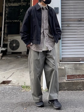 「I（アイ）のアイテム」を使った、レンさん（メンズ・176cm）の冬コーディネート