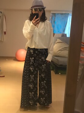 「ZANPAのアイテム」を使った、Sayuri Yamashitaさん（レディース・153cm）の春コーディネート