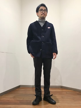 「PT01（ピーティーゼロウーノ）のアイテム」を使った、KANEKO TAKUYAさん（メンズ・165cm）の秋コーディネート