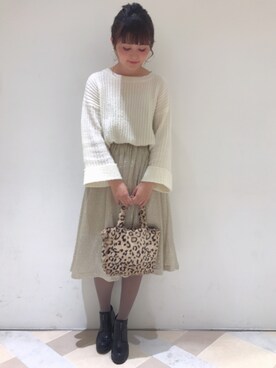 anna aoyamaさん(レディース・161cm)の冬コーディネート