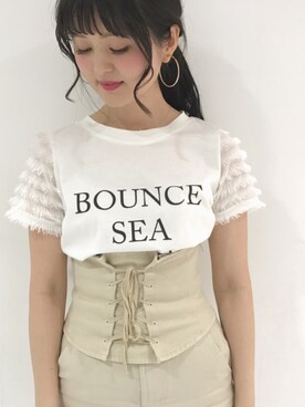 anna  aoyamaさんの「レースUPベルト付きスカート」を使ったコーディネート