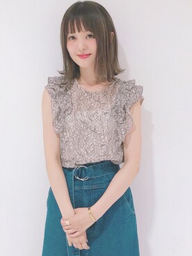 anna  aoyamaさん（レディース・161cm）の夏コーディネート