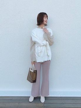 anna  aoyamaさん（レディース・161cm）の冬コーディネート