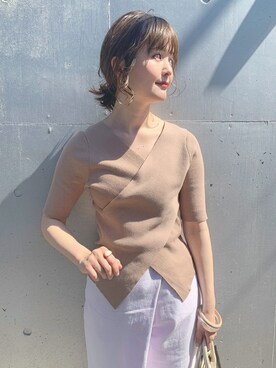 anna  aoyamaさん（レディース・161cm）の春コーディネート