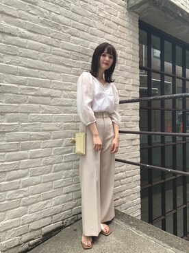 anna  aoyamaさん（レディース・161cm）の春コーディネート