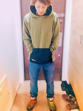 「RULER（ルーラー）のアイテム」を使った、MEGさん（メンズ・172cm）の春コーディネート