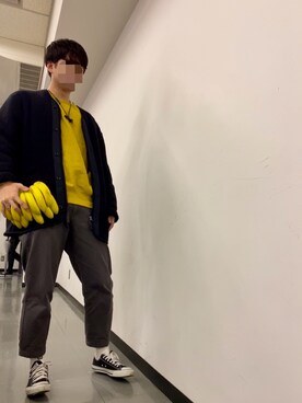 「アイテム（クラッチバッグ）」を使った、mask_takeo      さん（メンズ・178cm）の冬コーディネート