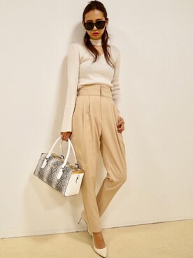 みすさち【見須幸代】さん（レディース・160cm）の春コーディネート