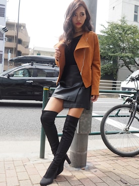 みすさち【見須幸代】さん（レディース・160cm）の秋コーディネート