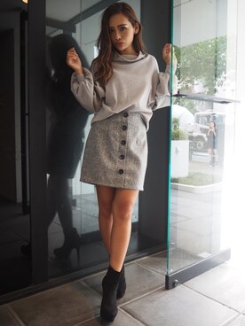 みすさち【見須幸代】さん（レディース・160cm）の秋コーディネート