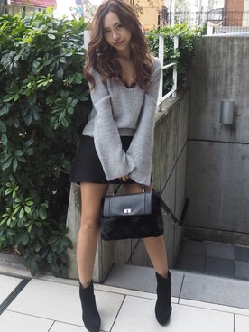 みすさち【見須幸代】さん（レディース・160cm）の秋コーディネート