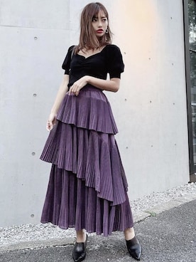 みすさち【見須幸代】さん（レディース・160cm）の春コーディネート