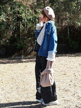 「アイテム（フィギュア、その他）」を使った、piiiikoさん（レディース・152cm）の冬コーディネート