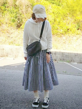 「PRO TREK(プロトレック)のアイテム」を使った、piiiikoさん(レディース・152cm)の春コーディネート