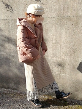 piiiikoさん（レディース・152cm）の冬コーディネート