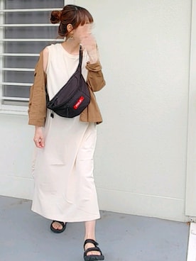 「Another Edition（アナザーエディション）のアイテム（シューズ）」を使った、piiiikoさん（レディース・152cm）の夏コーディネート