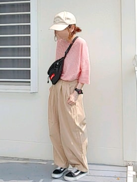 「PRO TREK(プロトレック)のアイテム」を使った、piiiikoさん(レディース・152cm)の秋コーディネート