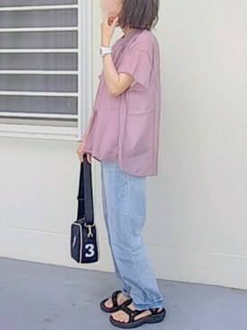 「アンブルネージュ」｜「アイテム（腕時計）」を使った、piiiikoさん（レディース・152cm）の春コーディネート