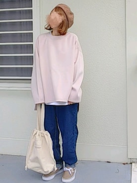 「AmbreNeige」｜「アイテム（ハンチング/ベレー帽）」を使った、piiiikoさん（レディース・152cm）の秋コーディネート