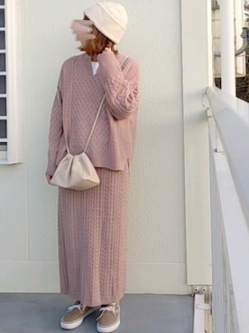 piiiikoさん（レディース・152cm）の冬コーディネート