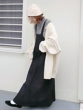 「ikka（イッカ）のアイテム」を使った、piiiikoさん（レディース・152cm）の冬コーディネート