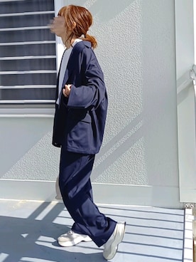 「巾着バッグ」｜「アイテム（セットアップ）」を使った、piiiikoさん（レディース・152cm）の春コーディネート