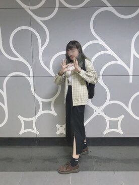 「YSL（ワイエスエル）のアイテム（その他アウター）」を使った、Josephine Ungさん（レディース・163cm）の夏コーディネート