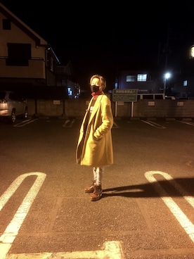 「MISBHV（ミスビヘイブ）のアイテム（スウェット）」を使った、YUKI（MADKID）さん（メンズ・175cm）の冬コーディネート