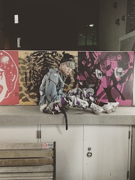 「vetements」｜「アイテム（ニットキャップ/ビーニー）」を使った、YUKI（MADKID）さん（メンズ・175cm）の夏コーディネート