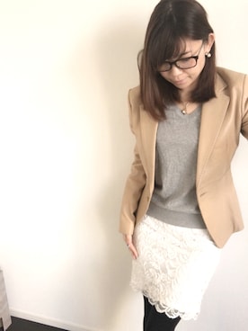「Lui Chantant（ルイシャンタン）のアイテム」を使った、lino＊alohaさん（レディース・160cm）の冬コーディネート