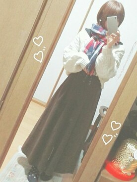 東雲さん(レディース・154cm)の秋コーディネート