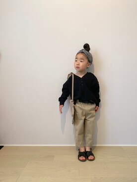 「平成最後のWEARISTAセンバツ」｜「アイテム（ラッピングキット）」を使った、rinnさん（キッズ・100cm）の春コーディネート