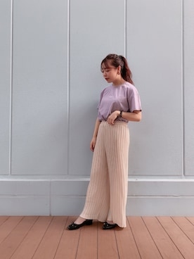 「くすみコーデ」｜asukaさん（レディース・155cm）の秋コーディネート