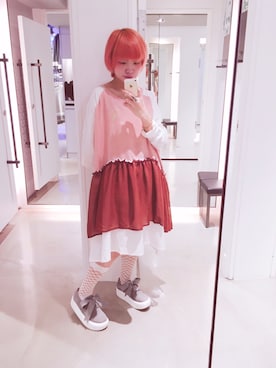 「Envol Avec Ning」｜莉莉/りリィ/ Taiwanさん（レディース・150cm）の冬コーディネート