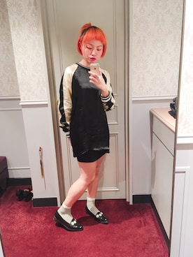 「UNBILICAL（エンブレム）のアイテム」を使った、莉莉/りリィ/ Taiwanさん（レディース・150cm）の冬コーディネート