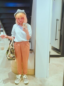 「BellyButton（ベリーボタン）のアイテム」を使った、莉莉/りリィ/ Taiwanさん（レディース・150cm）の秋コーディネート