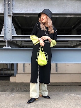 あみこさん（レディース・156cm）の春コーディネート