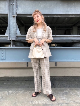 あみこさん（レディース・156cm）の春コーディネート