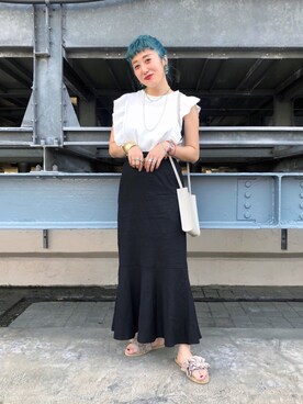 あみこさん（レディース・156cm）の春コーディネート