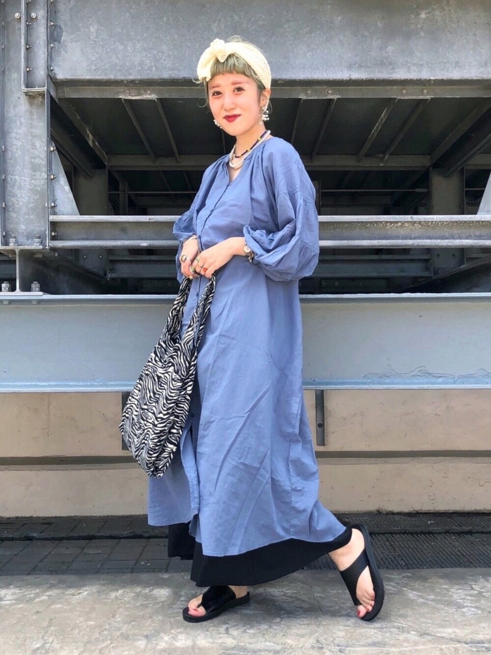 あみこ(Alley by wcloset LUMINE EST店)｜LOWRYS FARMのワンピースを使ったコーディネート - WEAR