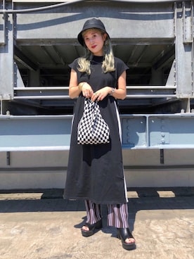 あみこさん(レディース・156cm)の夏コーディネート