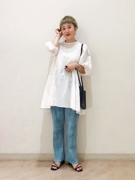 あみこさん（レディース・156cm）の夏コーディネート