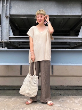 あみこさん(レディース・156cm)の夏コーディネート