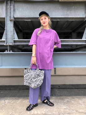 あみこさん（レディース・156cm）の夏コーディネート