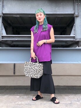 あみこさん（レディース・156cm）の夏コーディネート